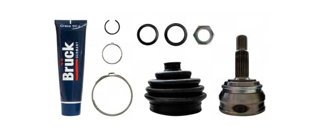 [171498099B-EURO] ESPIGA HOMOCINETICA VOLKSWAGEN AUDI SEAT ATLANTIC 81-87 1.7, 1.8 - CARIBE 77-87 1.6, 1.8 / 22EXT/30INT-SIN SEGURO-KIT BRUCK