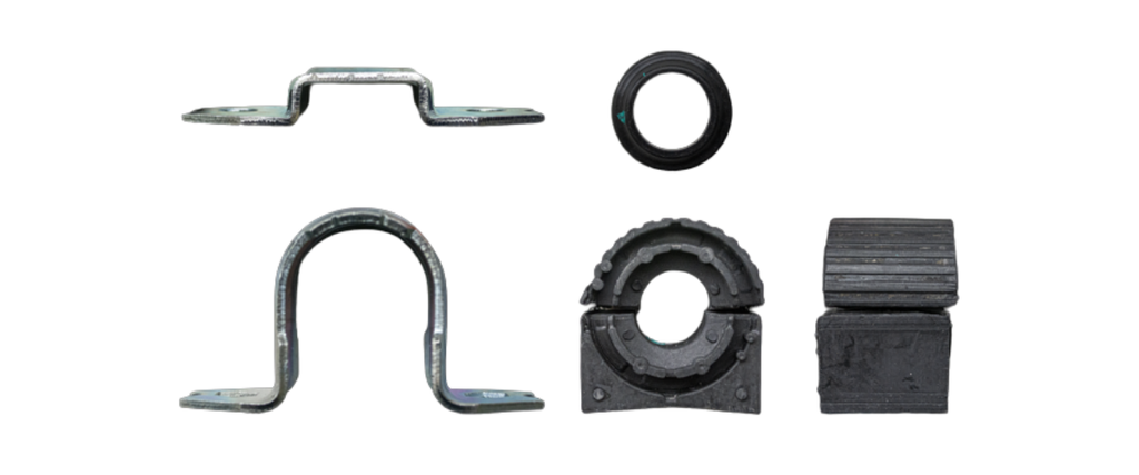 [1K0411314N] GOMA BARRA ESTABILIZADORA VOLKSWAGEN AUDI SEAT BORA 05-10 2.0TFSI - GTI 05-09 2.0T / CON ABRAZADERAS INCLUIDAS BRUCK