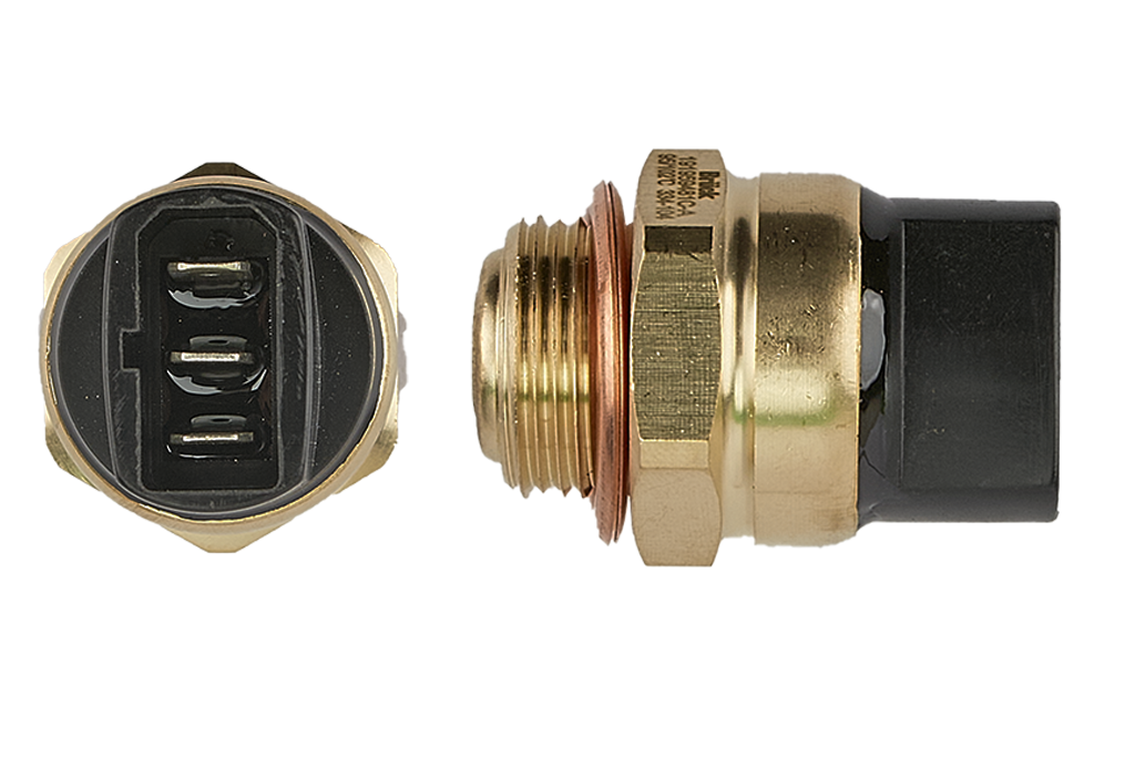 [191959481C-A] INTERRUPTOR BULBO MOTOVENTILADOR VOLKSWAGEN JETTA II 88-92 - GOLF II 88-92 / 95-102 GRADOS - CON A/C BRUCK