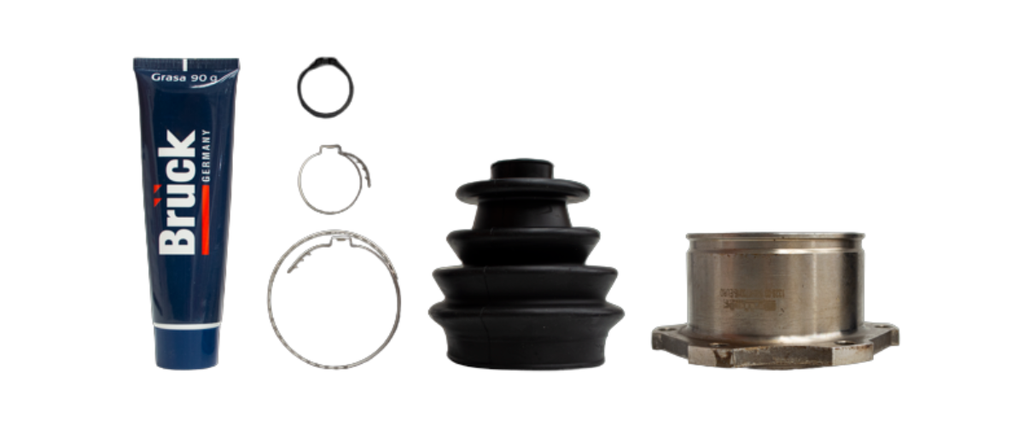 [1H0407331E-EURO] JUNTA HOMOCINETICA VOLKSWAGEN AUDI SEAT JETTA IV 99-15 - GOLF IV 99-07 / 34INT-KIT TRIPOIDE-CON CUERPO Y TAPA BRUCK