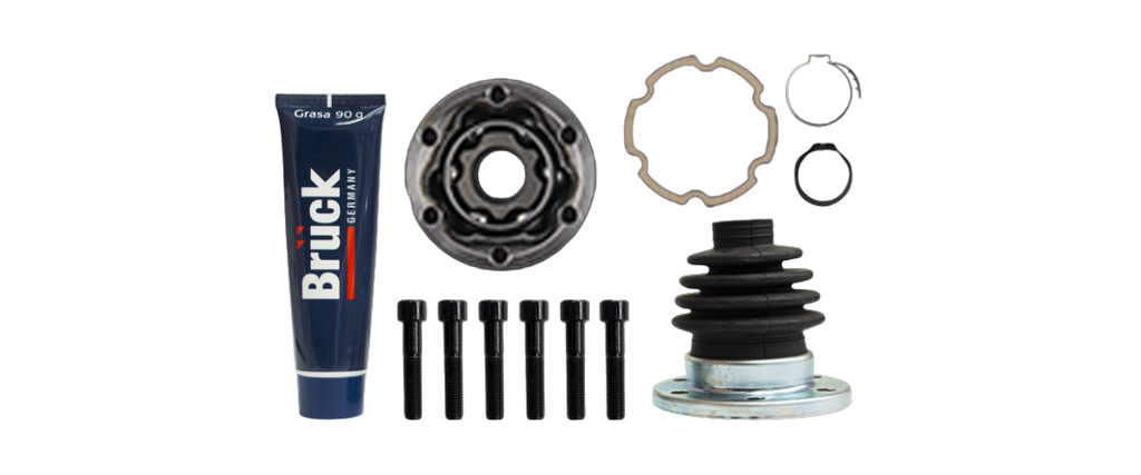 [547498103-EURO] JUNTA HOMOCINETICA VOLKSWAGEN AUDI SEAT POINTER 1998-2010 1.8 / 33INT-KIT MACHETA ABRAZADERA GRASA BRUCK