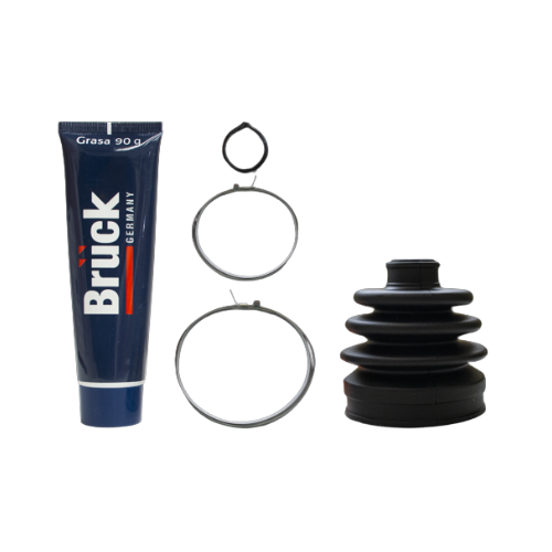 [96273570-MACH] MACHETA ESPIGA HOMOCINETICA CHEVROLET MATIZ 2005-2014 1.0 / KIT CUBREPOLVO ABRAZADERA GRASA-TRANSMISION ESTANDAR BRUCK