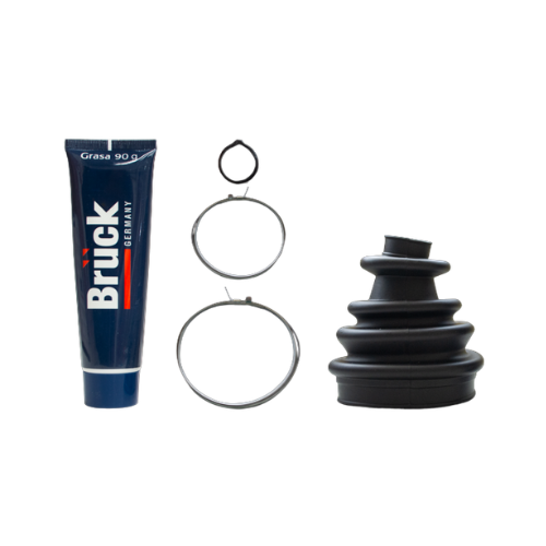 [96348790-MACH] MACHETA ESPIGA HOMOCINETICA CHEVROLET AVEO 08-18 - G3 06-10 / KIT CUBREPOLVO ABRAZADERA GRASA-TRANSMISION ESTANDAR BRUCK