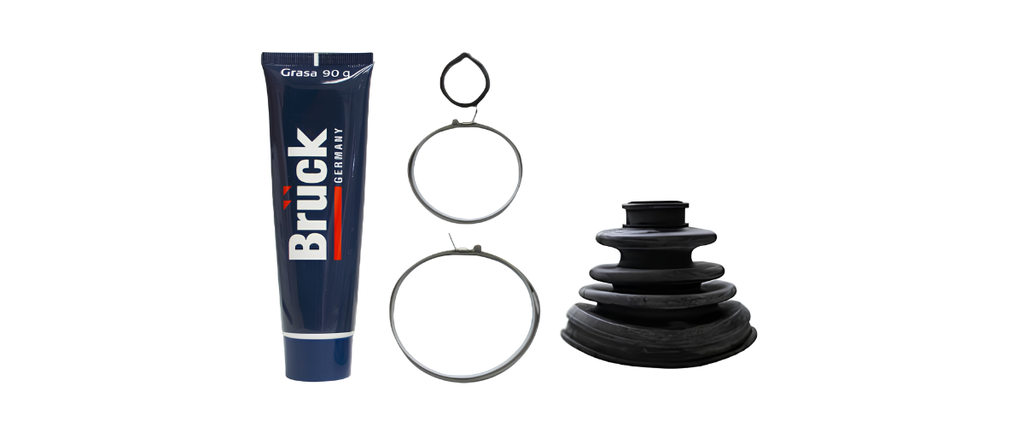 [90538595-MACH] MACHETA ESPIGA HOMOCINETICA CHEVROLET ASTRA 2000-2005 1.8 / KIT CUBREPOLVO ABRAZADERA GRASA BRUCK