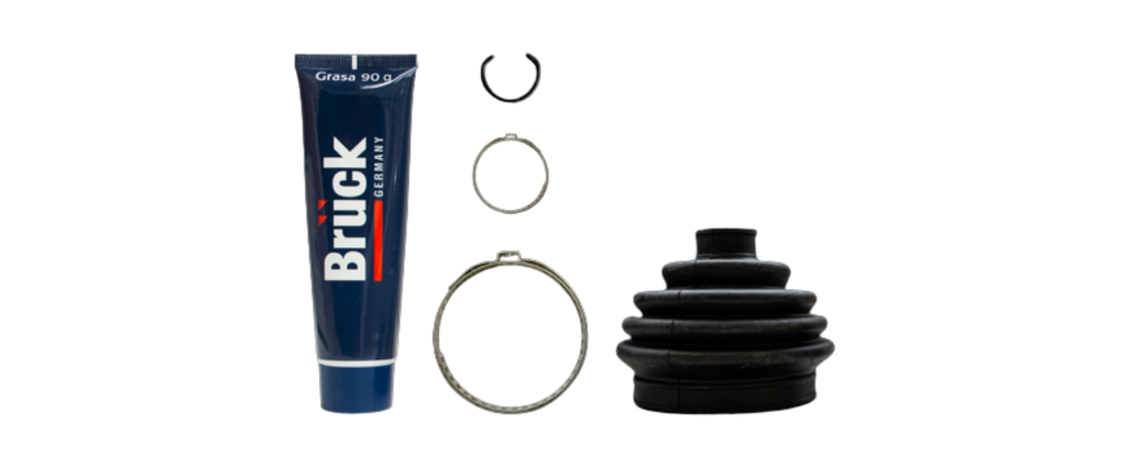 [377498099L-MACH] MACHETA ESPIGA HOMOCINETICA VOLKSWAGEN AUDI SEAT ATLANTIC 81-87 - CARIBE 77-87 / KIT CUBREPOLVO ABRAZADERA GRASA BRUCK