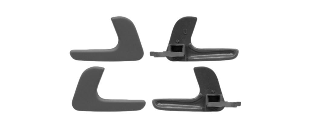 [373868405-GRCL] MANIJA INT VOLKSWAGEN AUDI SEAT POINTER 2000-2005 1.8L PLASTICO GRIS CLARO JUEGO IZQ/DER BRUCK