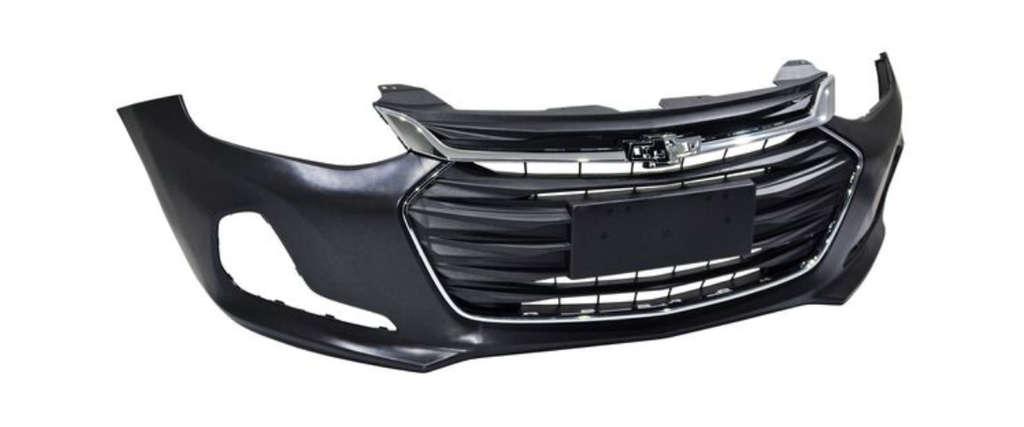 [FACH-ON20-LICPCMCR7653] FASCIA (DEFENSA) CHEVROLET ONIX 2020 AL 2026 P/PINT C/PARRILLA DE DEF CENT C/MOLD SUP CROM C/MOLD INF CROM DEL