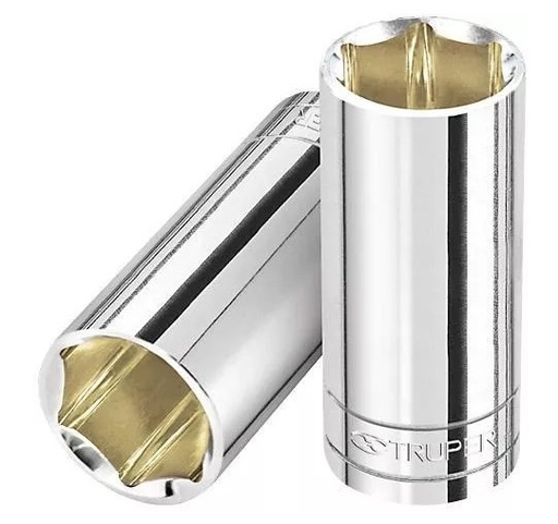 [TRDAD6PULACU1/4MI6] DADO 6 PUNTAS LARGO CUADRO 1/4" MILIMETRICO DE 6 MM TRUPER COD. 13200 D-4706-LM