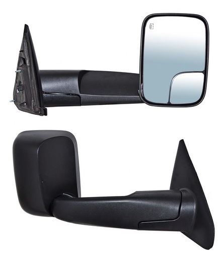 [ELDPU02ER2] ESPEJO DODGE PU 02-09 ELECT TEXT TELESCOPICO C/DESEMP DER TW