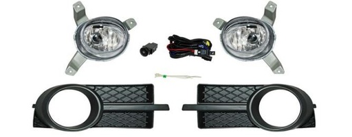 [CHAVE08FAAHGLR] FARO AUX (NIEBLA) CHEVROLET AVEO DE 2008 AL 2011 C/REJILLA C/BASE JGO IZQ/DER EX+