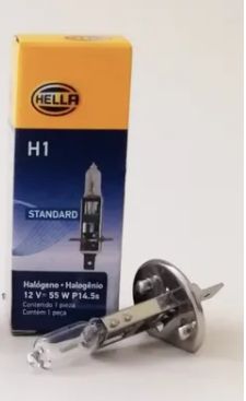 [HEFOCH155W] FOCO H1 12V 55W P14.5s ESTANDAR HALÓGENO HELLA 1 PZA