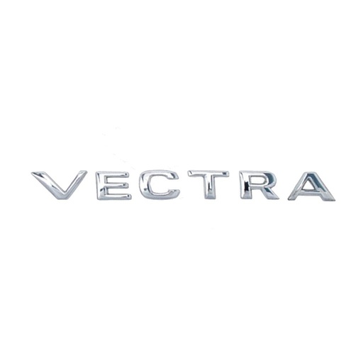 [VECHEINLET] INSIGNIA ORIGINAL CAJUELA LETRAS CHEVROLET VECTRA DE 2005 AL 2006 C/ADHERIBLE 18.3X1.9CM CROM 1 PZA ( C-091)