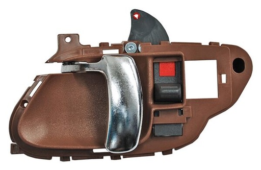 [MICPU95CCL] MANIJA INT CHEVROLET PU/ SUBURBAN/ BLAZER/ YUKON/ TAHOE/ ESCALADE 95-98 PLAST CAFE/CROM IZQ TW