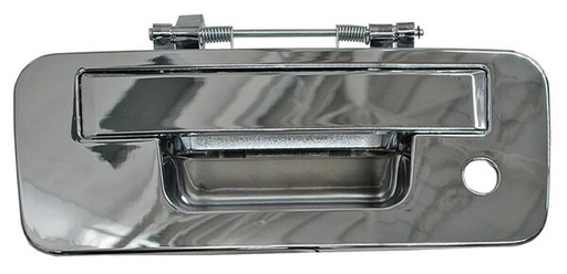 [MTNTN13CC] MANIJA TAPA BATEA (CAJA) NISSAN TITAN 13-14 PLAST CROM C/HOYO P/CAM COMPLETA TW