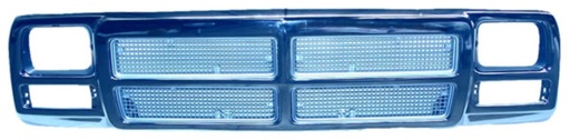 [DOPU90PARCR] PARRILLA DODGE PU 90-93 CROM S/LETRAS (6816) TW