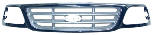 [FOPU99PARCR] PARRILLA FORD PU 99-04 CUSTOM CROM (6910) TW