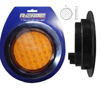 [RAPLATRLALE37AMRE] PLAFON 37 LEDS çMBAR REDONDO ALTA/SECUENCIAL C/BISEL NEG 12V 1 PZA COD. FEC3005400 (129826)