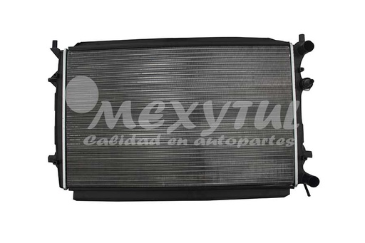 [VOJET11RAD] RADIADOR VOLKSWAGEN JETTA A6 BICENTENARIO MKVI/BEETLE DE 2011 AL 2015 L4 2.0/2.5 L C/S AIRE STD 25 3/5X16 1/3X23MM ALUM MECANICO POLAR (126688) *A