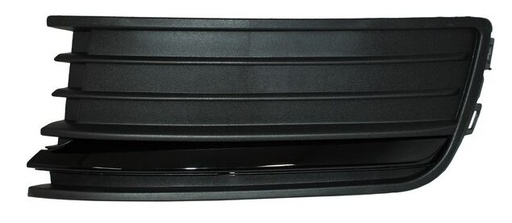 [VOVEN16REJNGL] REJILLA (PARRILLA) DEFENSA VOLKSWAGEN VENTO 16-20 S/FARO AUX C/MOLD NEG IZQ