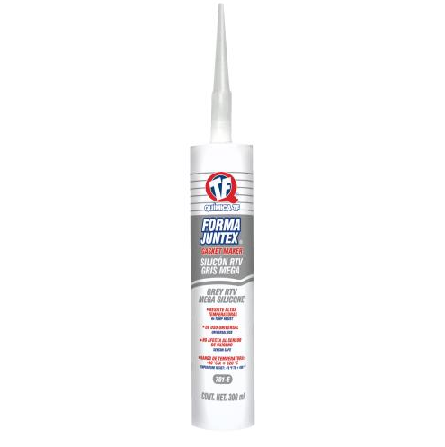 [TFSILFOGRCA] SILICON FORMA JUNTEX GRIS CARTUCHO 300 ML TF QUIMICA COD. 701E (104845)