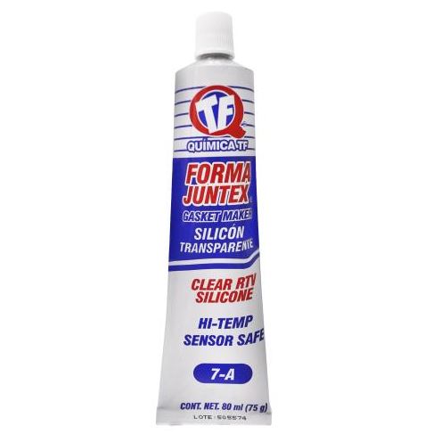 [TFSILFOTUTRCA] SILICON FORMA JUNTEX TUBO TRANSPARENTE 80 ML TF QUIMICA COD. 7-A (118916)