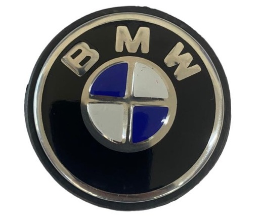 [BMTARINFNGJ] TAPON RIN CENTRO INSIGNIA BMW FONDO NEG 1 PZA