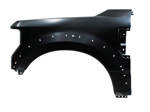 [SAFO-F417-ALCHPM2] SALPICADERA FORD SUPER DUTY /F450 2020 AL 2022 ALUM C/HOYO P/MOLD IZQ