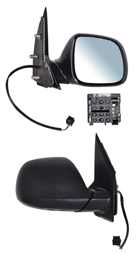 [ELVTR16ER2-MOBI] ESPEJO VOLKSWAGEN TRANSPORTER 16-20 ELECT TEXT C/DESEMP 5 PINES DER TW