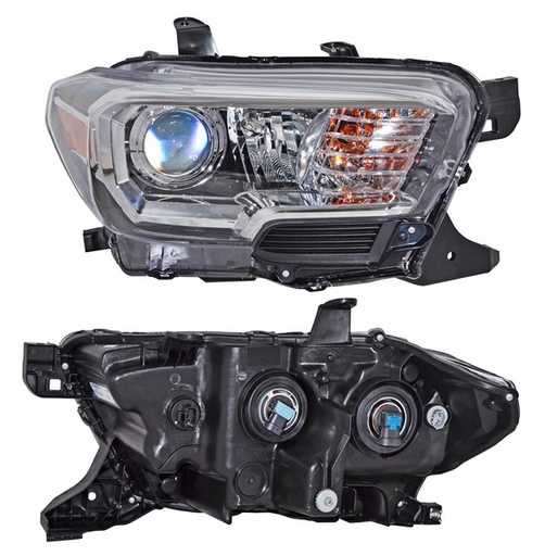 [20-9749-C0-1N] FARO TOYOTA TACOMA 2018 AL 2022 FONDO NEG DER TYC