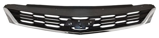 [PCCR16SN-MOBI] PARRILLA CHEVROLET CRUZE 16-17 LT LINEA NVA SUP NEG C/MOLD CROM  TW