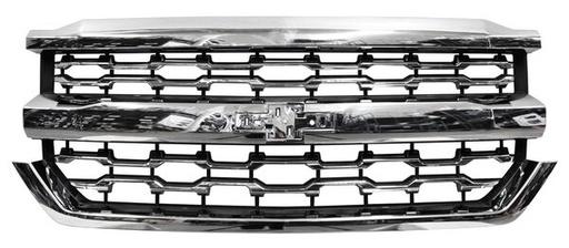 [PCPU15CP-MOBI] PARRILLA CHEVROLET PU 15-18 SILVERADO CROM PANAL  TW