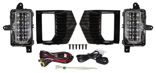 [GM1075-LED-MOBI] FARO AUX (NIEBLA) GMC YUKON/ DENALI 21-22 LEDS C/PARRILLA JGO  TW