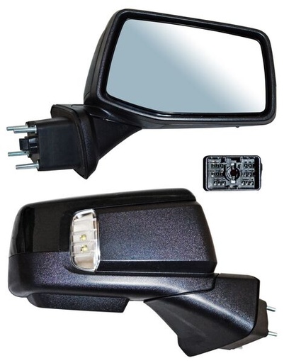 [ELCPU19ER4] ESPEJO CHEVROLET PU 1500 SILVERADO 2019 AL 2022 ELECT P/PINT C/DESEMP C/SENS TEMP C/DIRECC C/LUZ INF C/MEM AUTOABATIBLE 15 PINES DER
