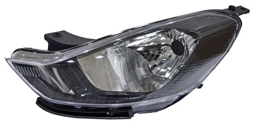 [FAHY-GI21-CM2] FARO HYUNDAI GRAND I10 2021 AL 2025 C/MOTOR FONDO NEGRO IZQ