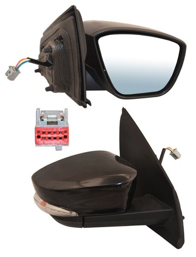[ELFFG19ER] ESPEJO FORD FIGO 2019 AL 2023 ELEC P/PINTAR C/DIRECC 5 PINES DER