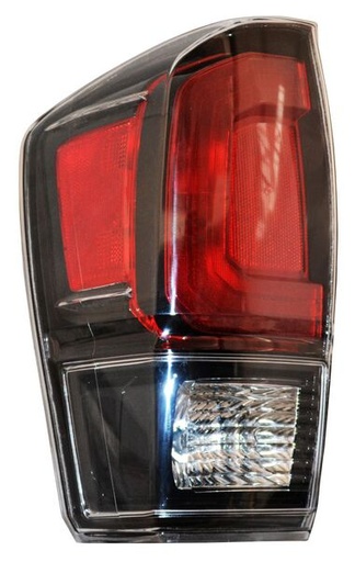 [11-9324-A0-1N] CALAVERA TOYOTA TACOMA 2020 AL 2022 FILO NEGRO C/FOCOS IZQ TYC1 