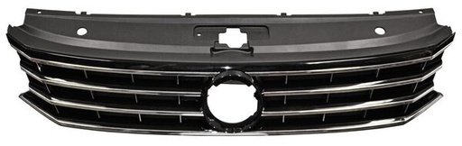 [PVPA16N] PARRILLA VOLKSWAGEN PASSAT 2016 AL 2018  F/SUP NEGRO