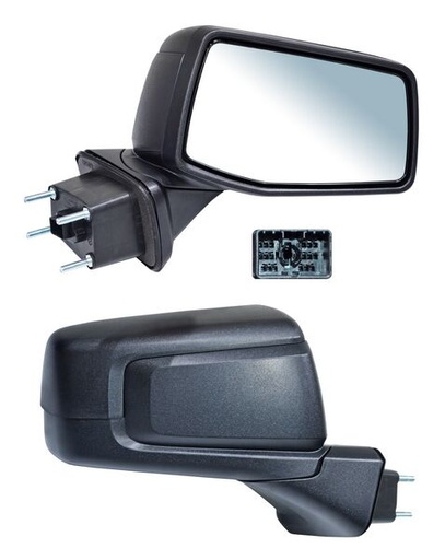 [ELCPU19R] ESPEJO CHEVROLET PU 1500 SILVERADO 2019 AL 2023 MANUAL TEXT C/SENS TEMP 2 PINES DER