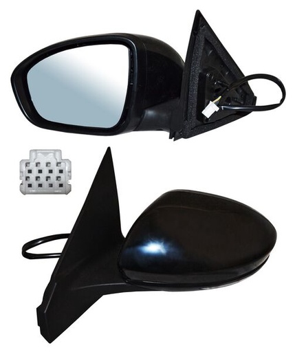 [ELNSE20EL1] ESPEJO NISSAN SENTRA 2020 AL 2024 ELECT P/PINT C/DIRECC 7 PINES IZQ