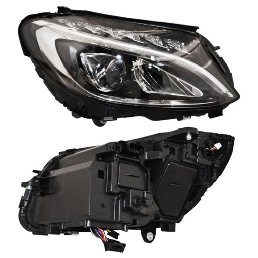 [20-G549-06-9B-ORUS] FARO MERCEDES BENZ CLASE C 2015 AL 2018 ELECT C/MOTOR LEDS DER ORIGINAL USADO