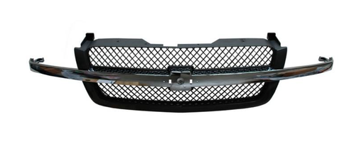 [PACH-SI03-LICM] PARRILLA CHEVROLET SILVERADO 2003 AL 2007 LINEA ANTERIOR MARCO P/PINT C/MOLDURA CROM 1500/2500/Z71 V8 8 CIL 4.8/5.3/5.7L 2/4 PTAS