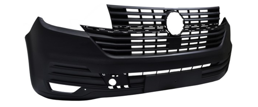 [FAVO-TR21-T3] FASCIA (DEFENSA) VOLKSWAGEN TRANSPORTER 2021 AL 2024 C/PARRILLA TEXT DEL