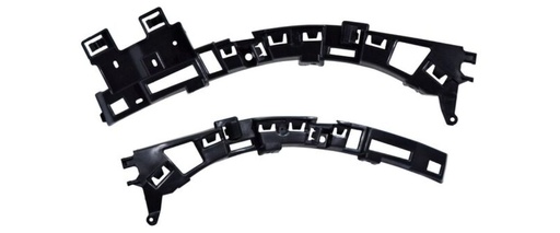 [GUPE-PA20-3J] GUIA (FASCIA) DEFENSA PEUGEOT PARTNER 2020 AL 2025 2 PZAS DEL JGO