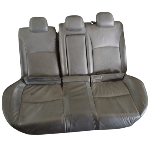 [ASPI-PVAB-NE4] ASIENTO BANCA PIEL PORTA VASOS ABATIBLE NEG TRAS