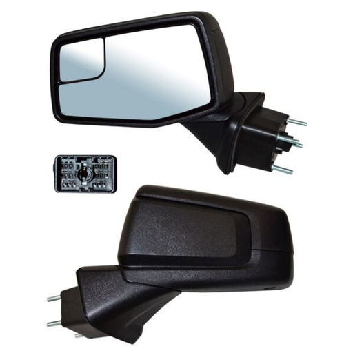 [ESCH-SI19-ELT7I2] ESPEJO CHEVROLET PU/ SIERRA 2019 AL 2023 ELECT TEXT C/DESEMP 7 PINES IZQ