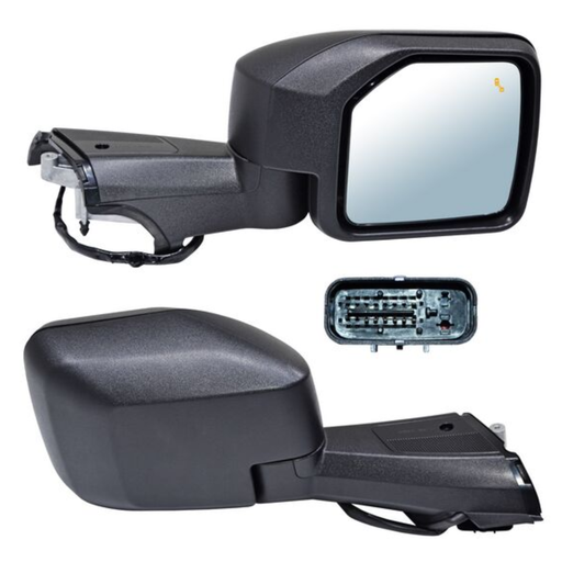 [ESFO-BR21-EL7I1] ESPEJO FORD BRONCO 2021 AL 2025 ELECT TEXT C/DESEMP C/SENS PUNTO CIEGO 7 PINES DER