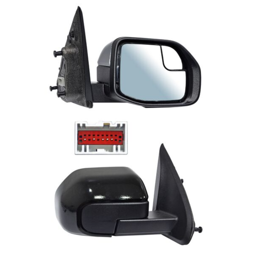 [ESFO-MA22-EL5I1] ESPEJO FORD MAVERICK 2022 AL 2023 ELECT P/PINT C/PUNTO CIEGO C/DESEMP 5 PINES DER