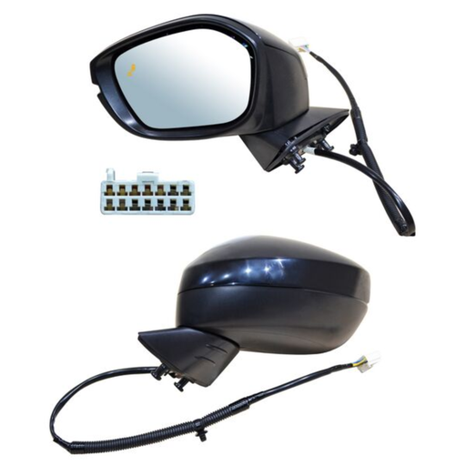 [ESHO-CI22-EL7I2] ESPEJO HONDA CIVIC 2022 AL 2025 ELECT P/PINT C/SENSOR PUNTO CIEGO C/DESEMP 7 PINES IZQ