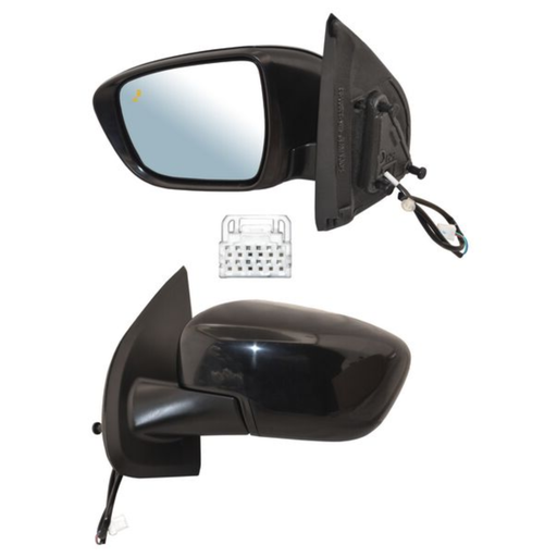 [ESNI-FR21-EL5I2] ESPEJO NISSAN FRONTIER 2021 AL 2024 ELECT P/PINT C/SENSOR PUNTO CIEGO 5 PINES IZQ