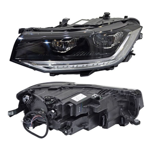 [20-H306-06-2B] FARO VOLKSWAGEN TCROSS 2020 AL 2022 LEDS ELECT C/MOTOR IZQ TYC